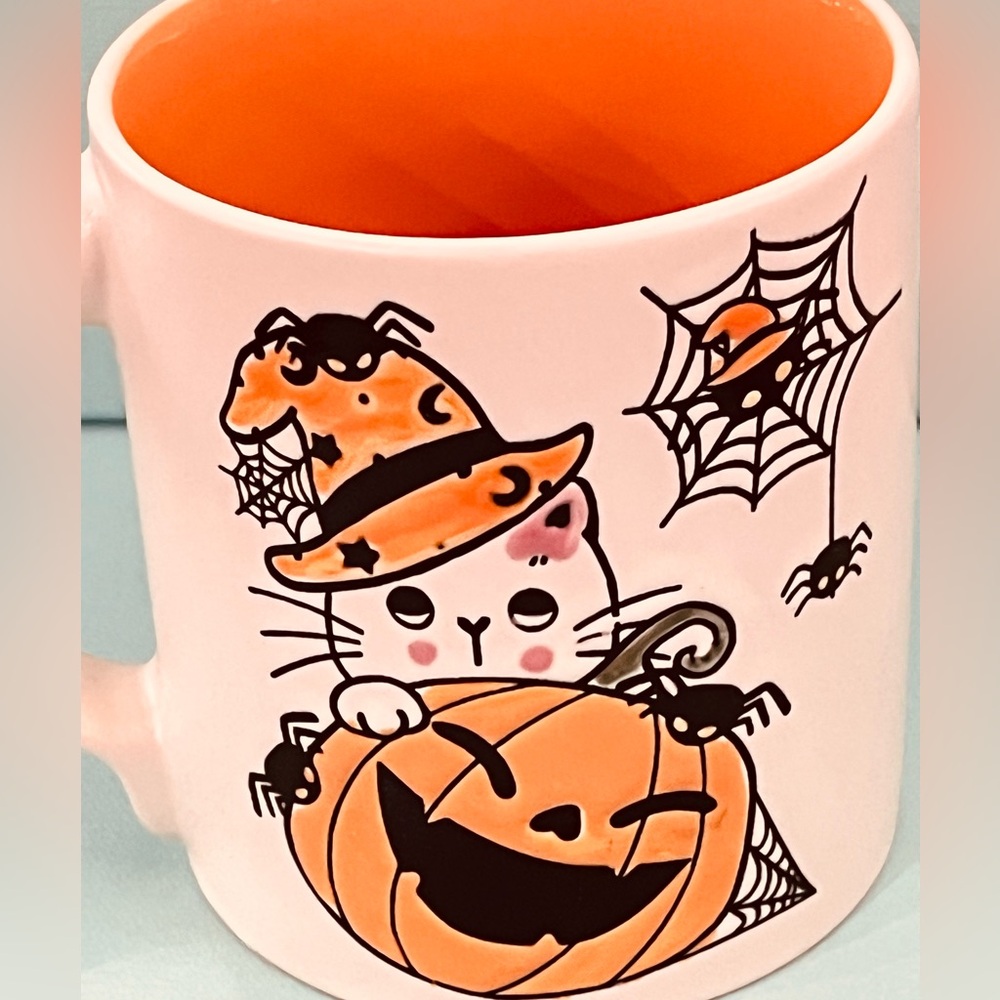 Halloween Cat and Pumpkin Mug Eli & Ana - Picture 7 of 7